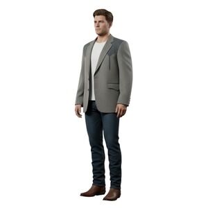 Vintage American Original Western Suit Westerncore‎ Dark Academia